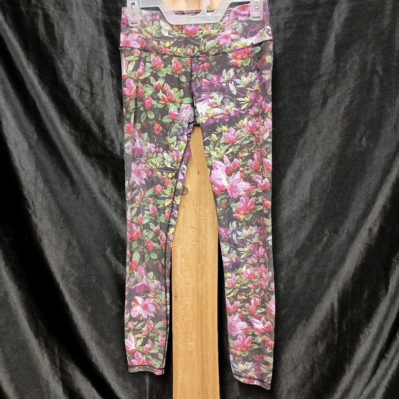 C&c sport floral pattern full-length leggings size small - Picture 1 of 8